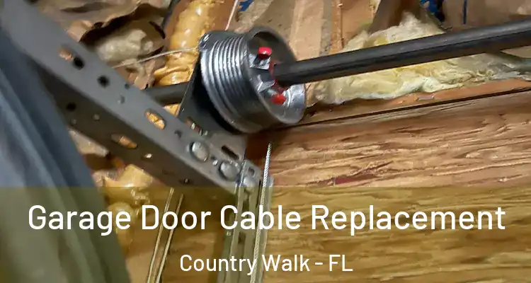  Garage Door Cable Replacement Country Walk - FL