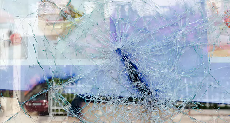 Cracked Glass Balcony Door Repair in Country Walk, FL