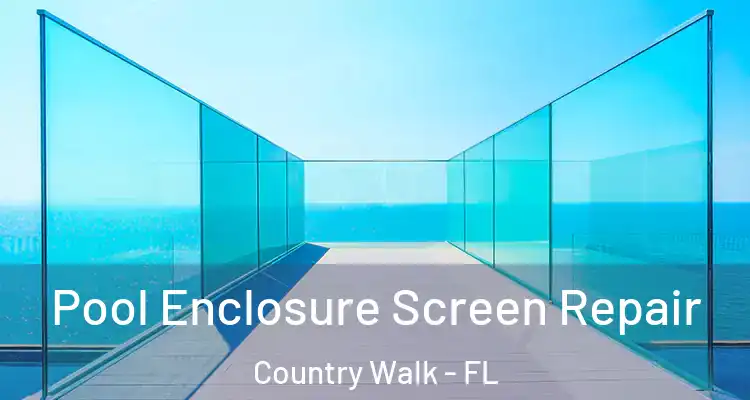 Pool Enclosure Screen Repair Country Walk - FL