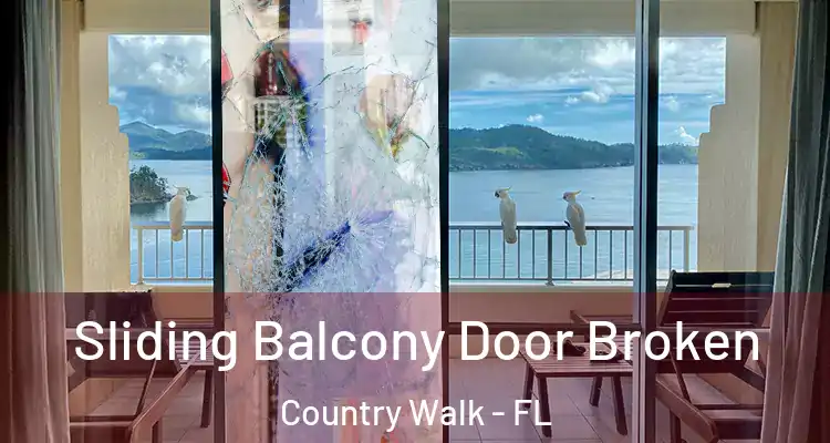  Sliding Balcony Door Broken Country Walk - FL